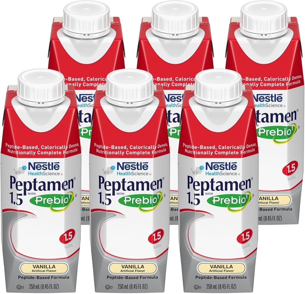 Nestle Peptamen Oral Supplement Vanilla 250 mL Carton 24 Ct 5