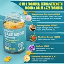 Sugar Free Magnesium Glycinate Gummies 400mg with Ashwagandha, B1, B3, Rhodiola Rosea & Saffron for Support Rest, Mood & Calm Magnesium Gummies for Adults, Chewable Magnesium Supplement, Vegan, 120Ct 6