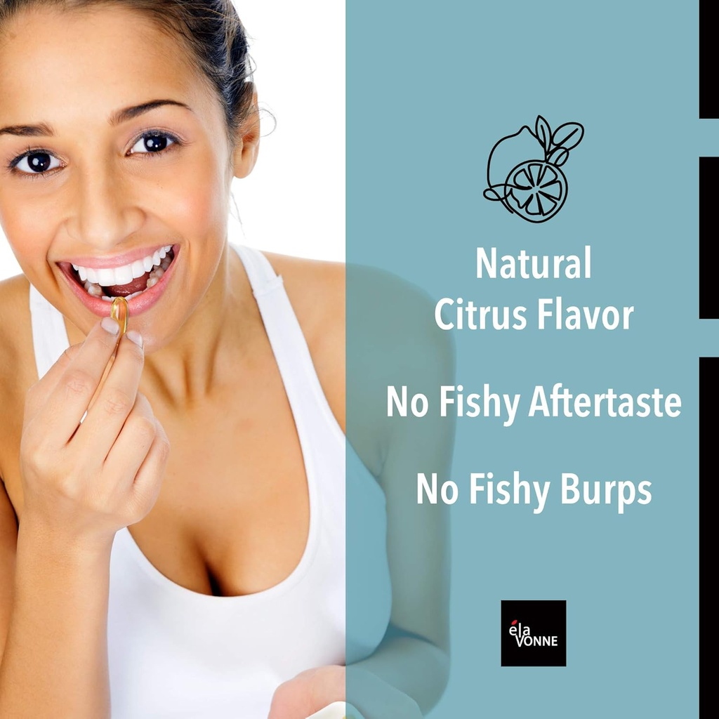 Norway Pure Omega-3 Fish Oil Softgels 2,400mg (90ct) - 4X Concentrated EPA & DHA, Triple Distilled, Burpless, Wild Caught, Skin & Hair, Joints, Heart Health 6