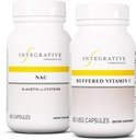 Integrative Therapeutics Bundle with Buffered Vitamin C Capsules 1,000 mg, 60 Vegan Capsules & NAC, 60 Capsules - Immune Supplement with Antioxidant Support* - Support Respiratory & Lung Function* 2