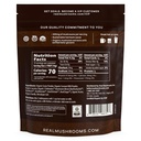 Real Mushrooms Unsweetened Hot Chocolate Mix with 5 Defenders – Reishi, Chaga, Turkey Tail, Maitake, Shiitake – Coco Powdered Unsweetened – Organic Cacao Powder Supplement, Vegan, 15 Servings 5