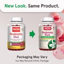 Jarrow Formulas Probiotic Duo, 3 Billion Live Cells Supplement for Immune Health and Digestive Support, 60 Raspberry Flavor Probiotic Gummies, 30 Day Supply (Pack of 12) 3