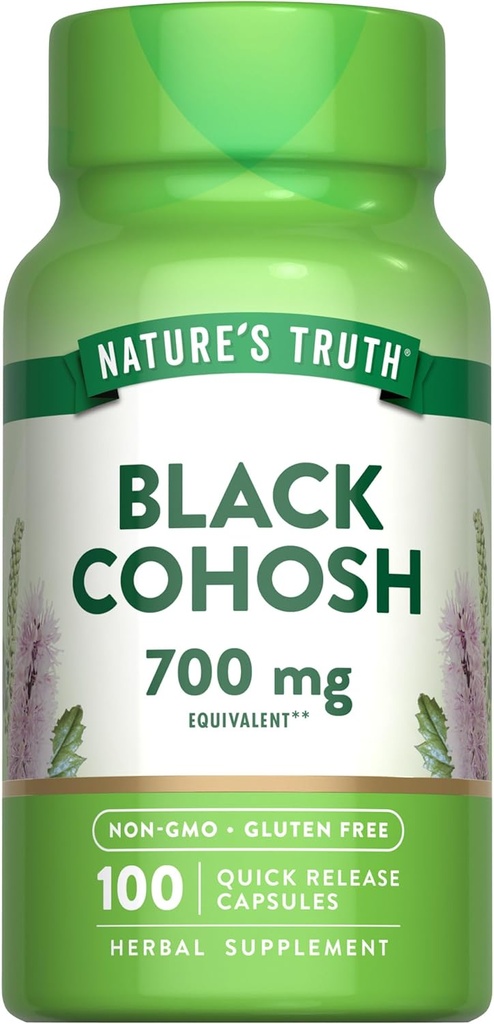 Nature's Truth Black Cohosh | 100 Capsules | Root Extract | Non-GMO & Gluten Free Supplement 2