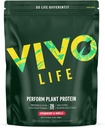Vivo life Perform Plant Protein Powder - Pea & Hemp Protein Blend with BCAA (34.85 oz, Strawberry & Vanilla) 2
