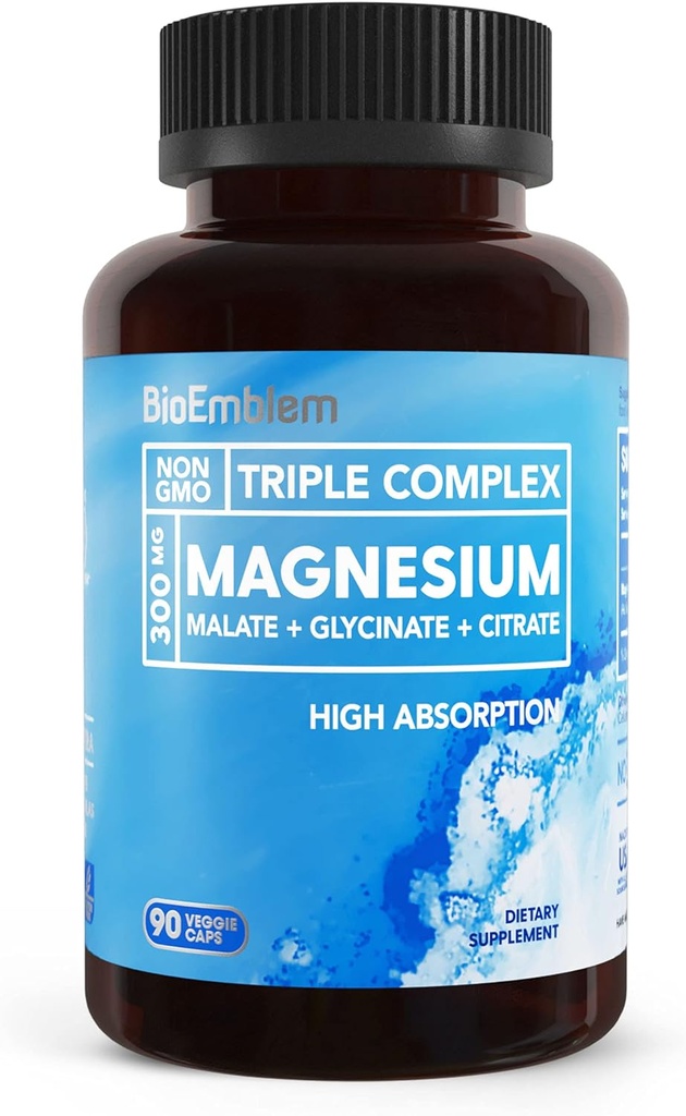 BioEmblem Triple Magnesium Complex and Mushroom Complex 3