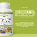 Herbal Factors Sleep Relax Formula by Natural Factors, Natural Sleep Aid with Valerian Root, Passion Flower and Skullcap, Non-GMO, 90 capsules (90 servings) 4