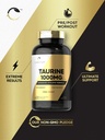 Carlyle Taurine 1000mg Capsules | 400 Count | Free Form | Non GMO, Gluten Free Supplement 6
