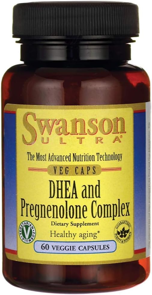 Swanson Dhea and Pregnenolone Complex 60 Veg Capsules 2