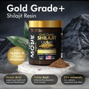 Organic Himalayan Shilajit Resin with Fulvic Acid, Humic Acid, 85+ Minerals- Gold Grade Plus - 100g, 1000 mg Per Serving - Energy, Stamina, Brain Support - Made in The USA 3