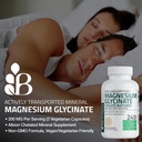 Bronson Magnesium Glycinate 200 MG per Serving Chelated for High Absorption, Gentle On Stomach, Non-GMO, 240 Vegetarian Capsules 4