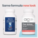 Allergy Research Group Free Aminos Supplement - Lean Muscle Mass Support, Vegetarian Capsules - 100 Count 3