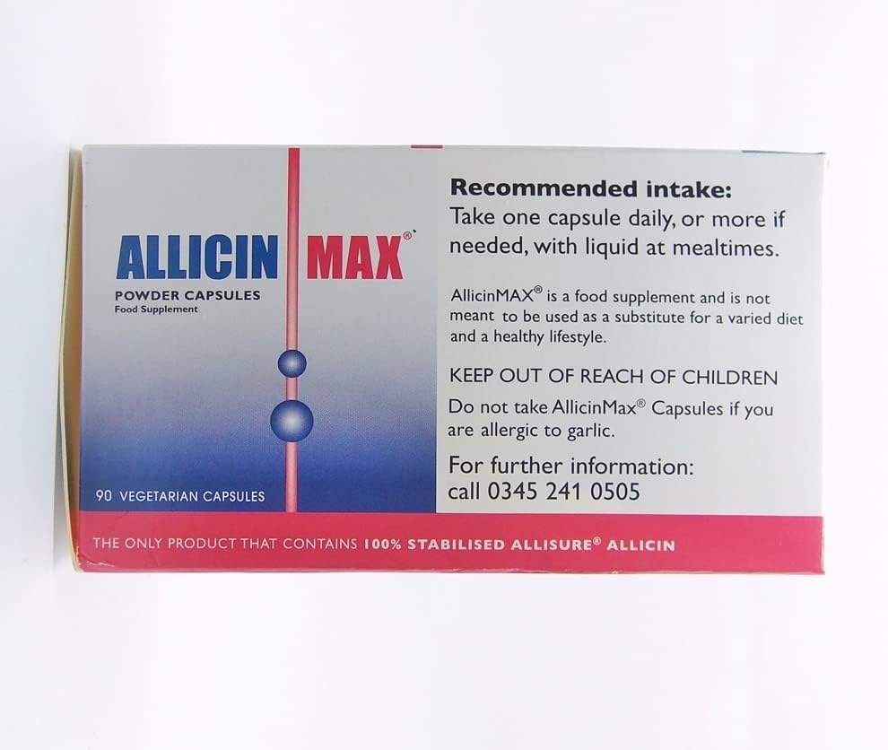 Allicin Max 100% Pure Allicin 90vcaps (2 Pack) 4