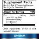 Douglas Laboratories Opti Zinc 30 mg. | Zinc Monomethionine Supports Immune Function and Healthy Skin | 90 Capsules 3