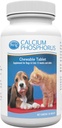 PetAg Calcium Phosphorus Tablets - 50 Tablets - Daily-Use, Chewable Supplement for Dogs & Cats 12 Weeks and Older - Fortified with Vitamin D 2