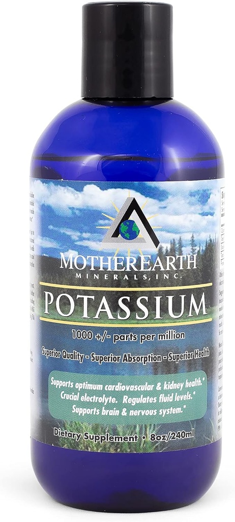 Mother Earth Minerals - Angstrom Minerals, Potassium, 8 Ounce 2