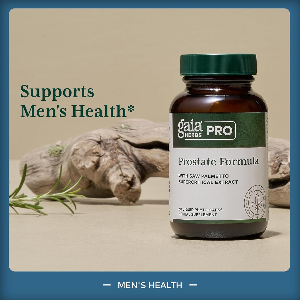 Gaia Herbs Pro Prostate Formula - Supplement Supports Prostate Health* - Antioxidant Support with Green Tea White Sage Pomegranate & Stinging Nettle Root - 60 Liquid Phyto-Caps (30 Servings) 4