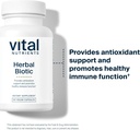 Vital Nutrients Herbal Biotic | Herbal Immune Support Supplement | Antioxidant Support Promotes Healthy Immune System | Gluten, Dairy, Soy Free | Non-GMO | 120 Capsules 6