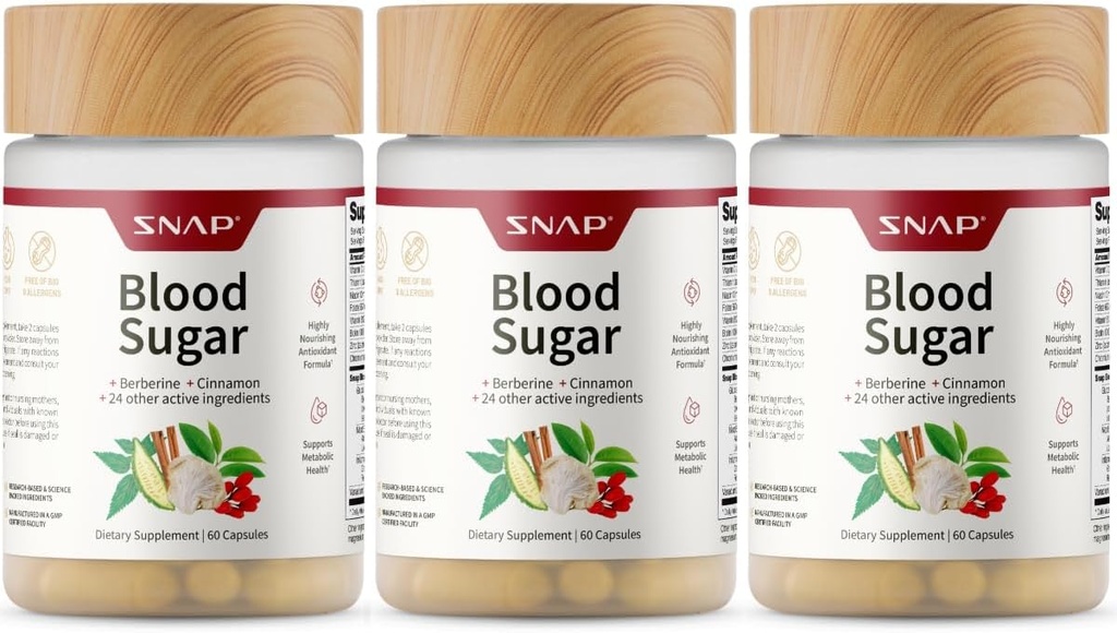 Snap Supplements Blood Sugar Blend - 180 Count 2