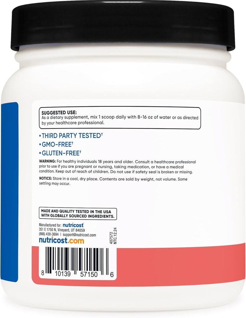 Nutricost BCAA Powder 2:1:1 (Watermelon) - 60 Servings 5