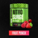 Jacked Factory NITROSURGE Pre Workout Supplement - Endless Energy, Instant Strength Gains, Clear Focus & Intense Pumps - NO Booster & Powerful Preworkout Energy Powder - 30 Servings, Fruit Punch 3