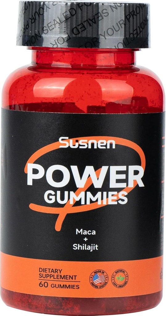 Power Gummies,with maca and shilajit,Inositol Gummies,Strengthens The Body and Promotes Absorption,shilajit Pure Himalayan Organic(60 Gummies) 2