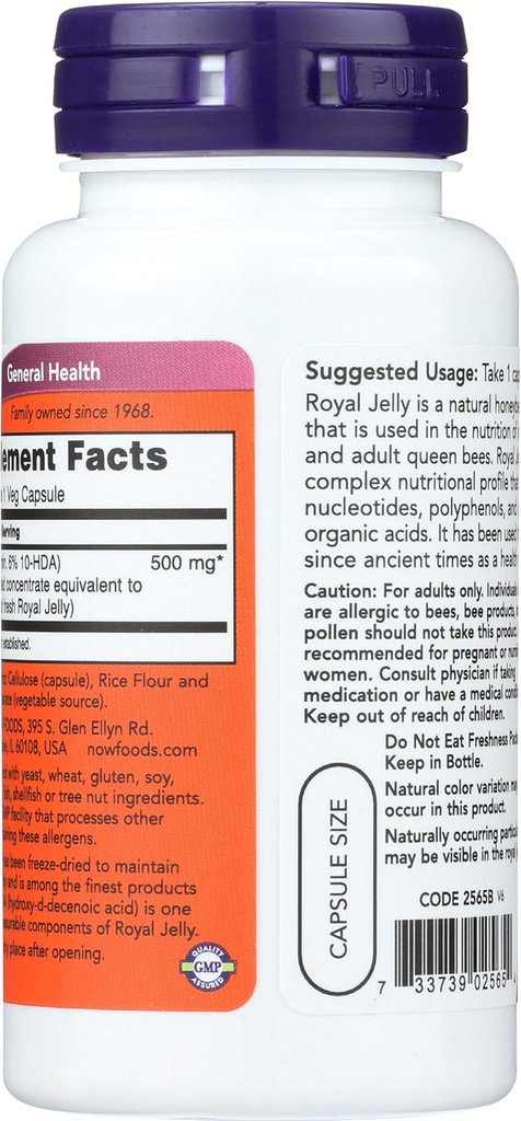 Royal Jelly 1500mg 60 Capsules (Pack of 2) 3