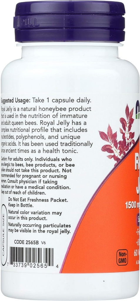 Royal Jelly 1500mg 60 Capsules (Pack of 2) 5