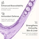 Aurora Nutrascience Mega-Liposomal Liquid Glutathione, Immune & Antioxidant Gut Health Support Supplement, 750 mg per Serving, Non-GMO, Sugar-Free, 32 Single Serve Packets 6