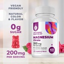 Kids Magnesium 120 count and Magnesium 60 count Gummies Sugar-Free - Calm Magnesium Gummies Supplement for Children, Sugar-Free Magnesium Calm Chews for Kids & Adults 4