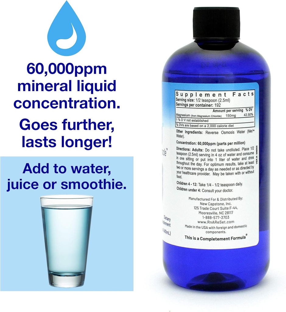 RnA ReSet ReMag – Pico-Ionic Liquid Magnesium for High Absorption, 16.2 Fl Oz (1-Pack) 3