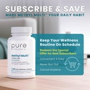 Pure Therapro Rx Methylated Multivitamin for Men and Women | Methyl Multi Without Iron + Methyl B12 & Methylfolate | Pharma Grade | 120 Capsules, 2-Month Supply 3