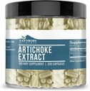 Earthborn Elements Artichoke Extract 200 Capsules, Pure & Undiluted, No Additives 2