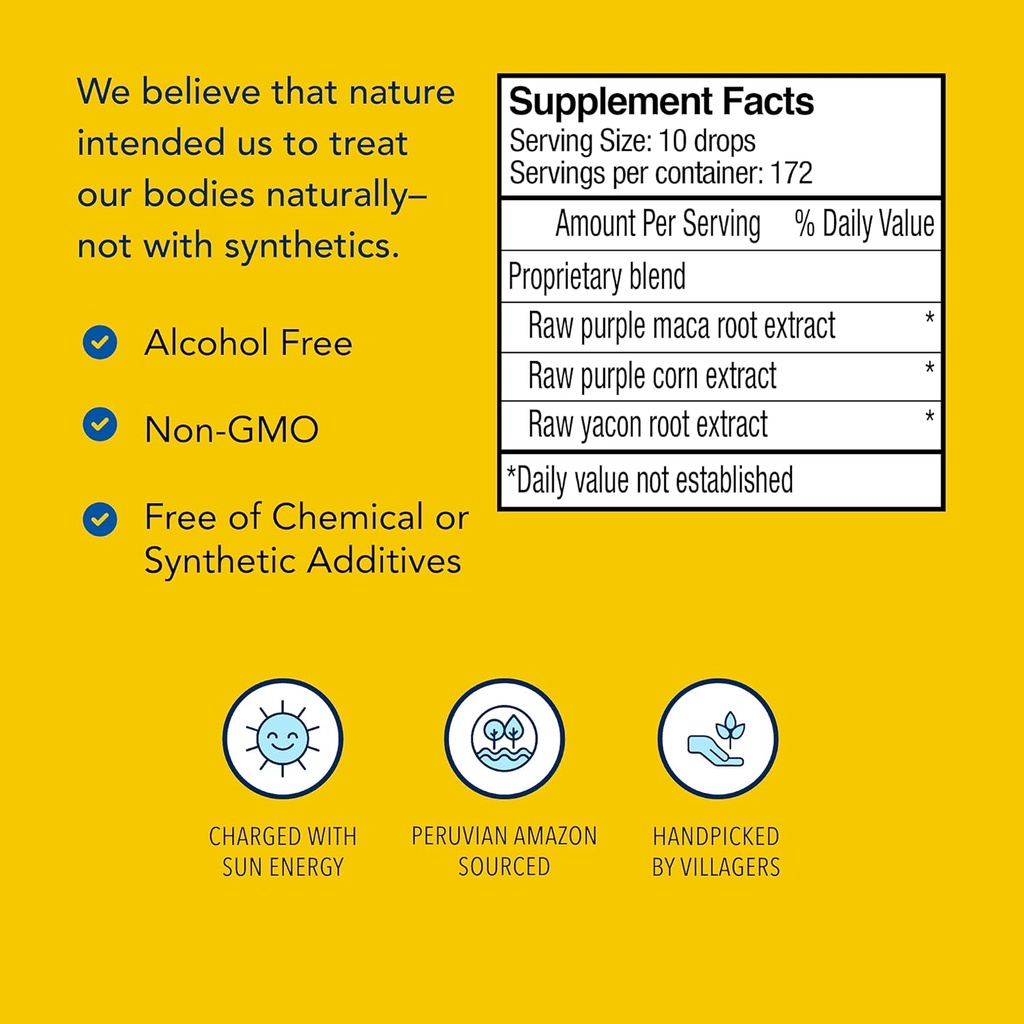 NORTH AMERICAN HERB & SPICE Mac-o-Power Plus - 2 fl. oz - Raw Maca Extract - Supports Healthy Hormone System & Energy Response - Non-GMO - 172 Servings 5