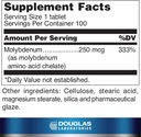 Douglas Laboratories Molybdenum (250 mcg.) | Supports Detoxification, Enzymes and Nerves | 100 Tablets 3
