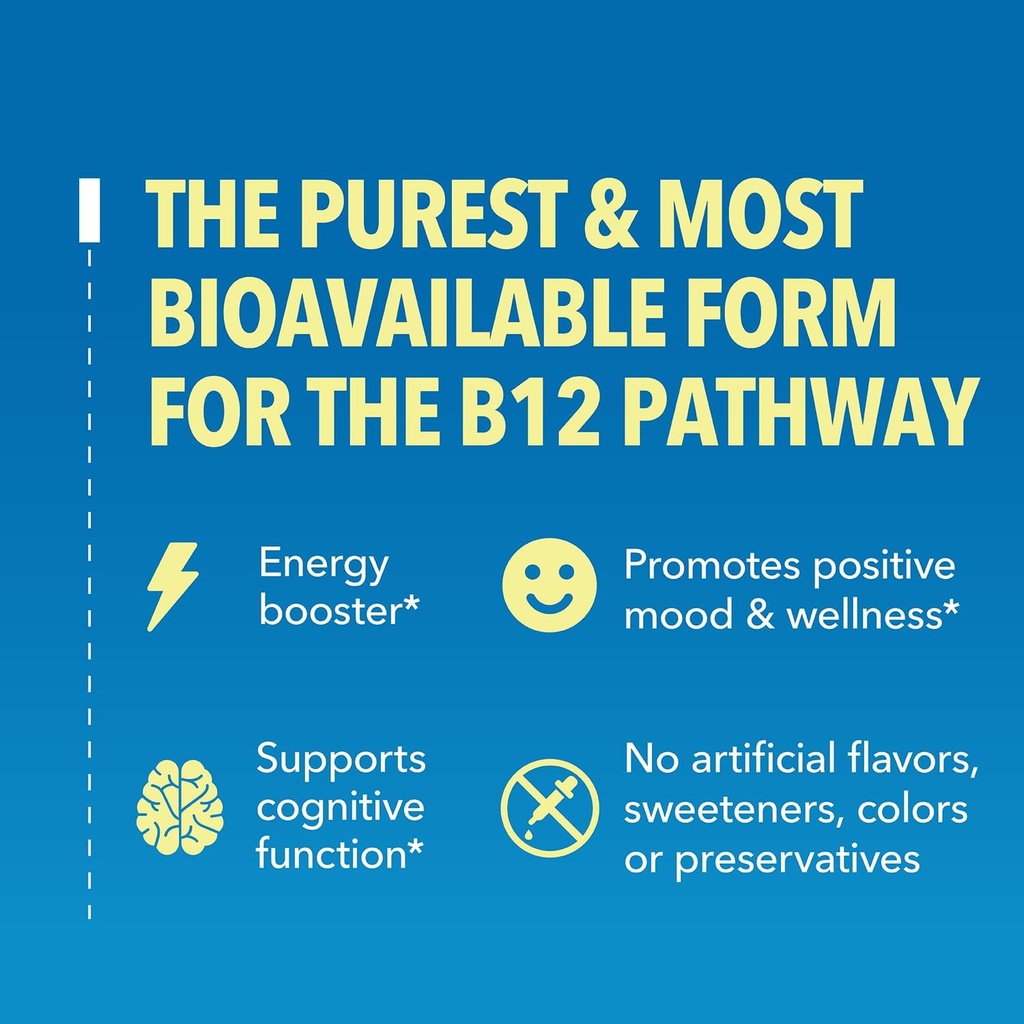 USDA Organic Vitamin B12 Liquid Drops - Methylcobalamin for Enhanced Energy and Nervous System Support - 30 Servings - Highly Bioavailable for Absorption - Non-GMO, Vegan, Strawberry Flavor, 1 Fl Oz 5