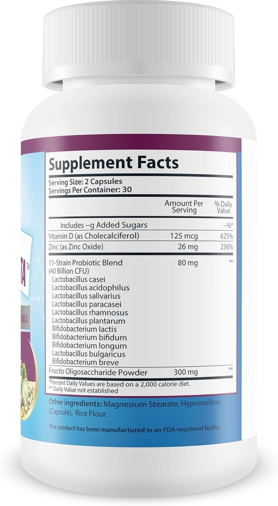 Probiotic Pro Gut Vita - Gut Health Support Probiotic & Vitamin Formula - Promote Healthy Digestion, Nutrient Absorption, Bowel Movements - Help Improve Gut Microbiome for Additional Health Benefits 3