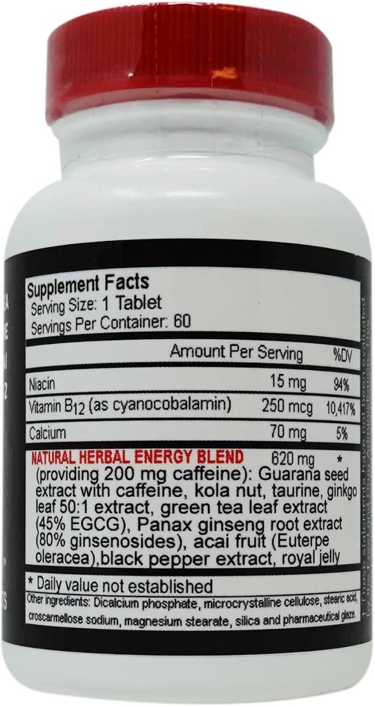 Up Your Gas Energy Blaster Tablets, 60-Count Bottles (Pack of 2) 3