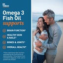 Dr. Tobias Omega 3 Fish Oil and DIM Complex Supplements, Supports Heart, Brain Immune Function and Hormone Balance for Women & Men with BioPerine, Borccoli Extract & Calcium D-Glucarate, 60 Capsules 5