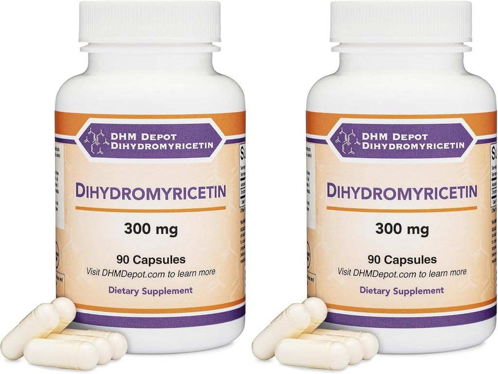 Dihydromyricetin (DHM) (Hovenia Dulcis Extract) Liver Support Supplement (Naturally Obtained from The Oriental Raisin Tree) 300mg, 30 Capsules 6