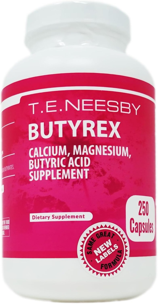 Butyrex Calcium/Magnesium Butyrate Complex: 250 Capsules 2