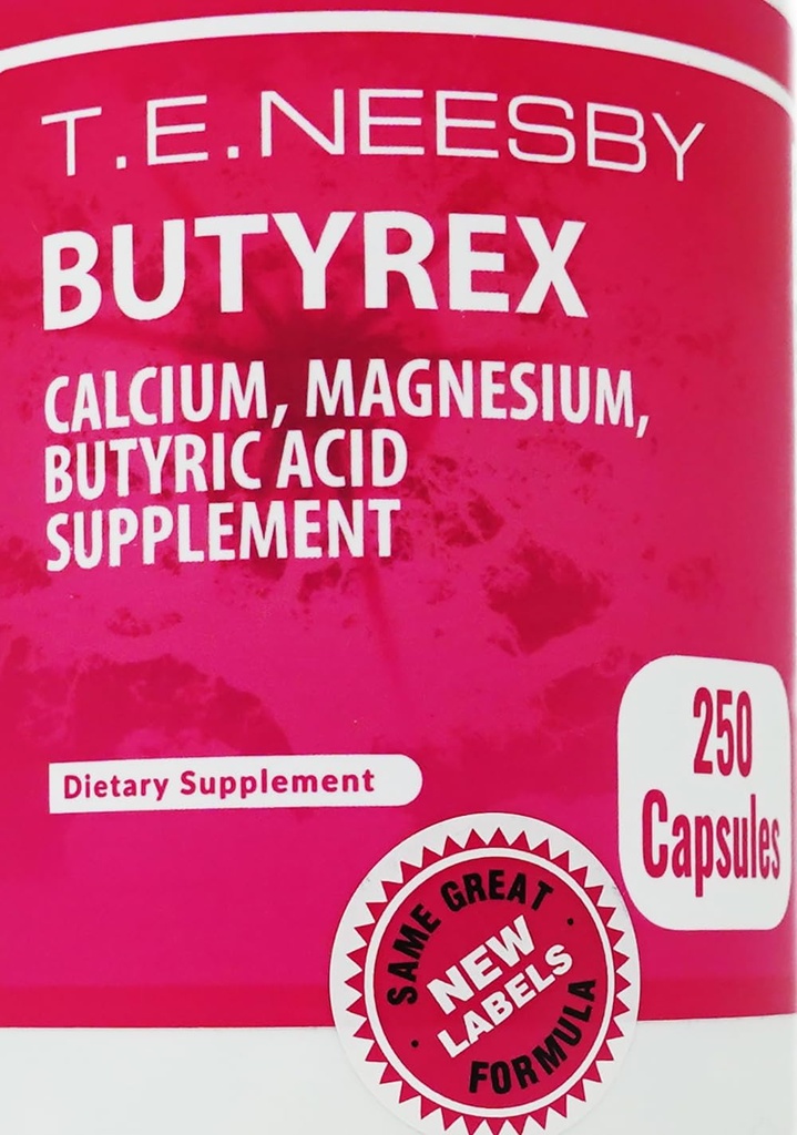 Butyrex Calcium/Magnesium Butyrate Complex: 250 Capsules 3