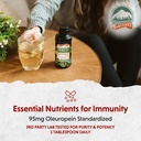 Barlean's Peppermint Olive Leaf Complex Liquid Immune Support Supplement, 95mg Oleuropein Antioxidants, 16 oz 6