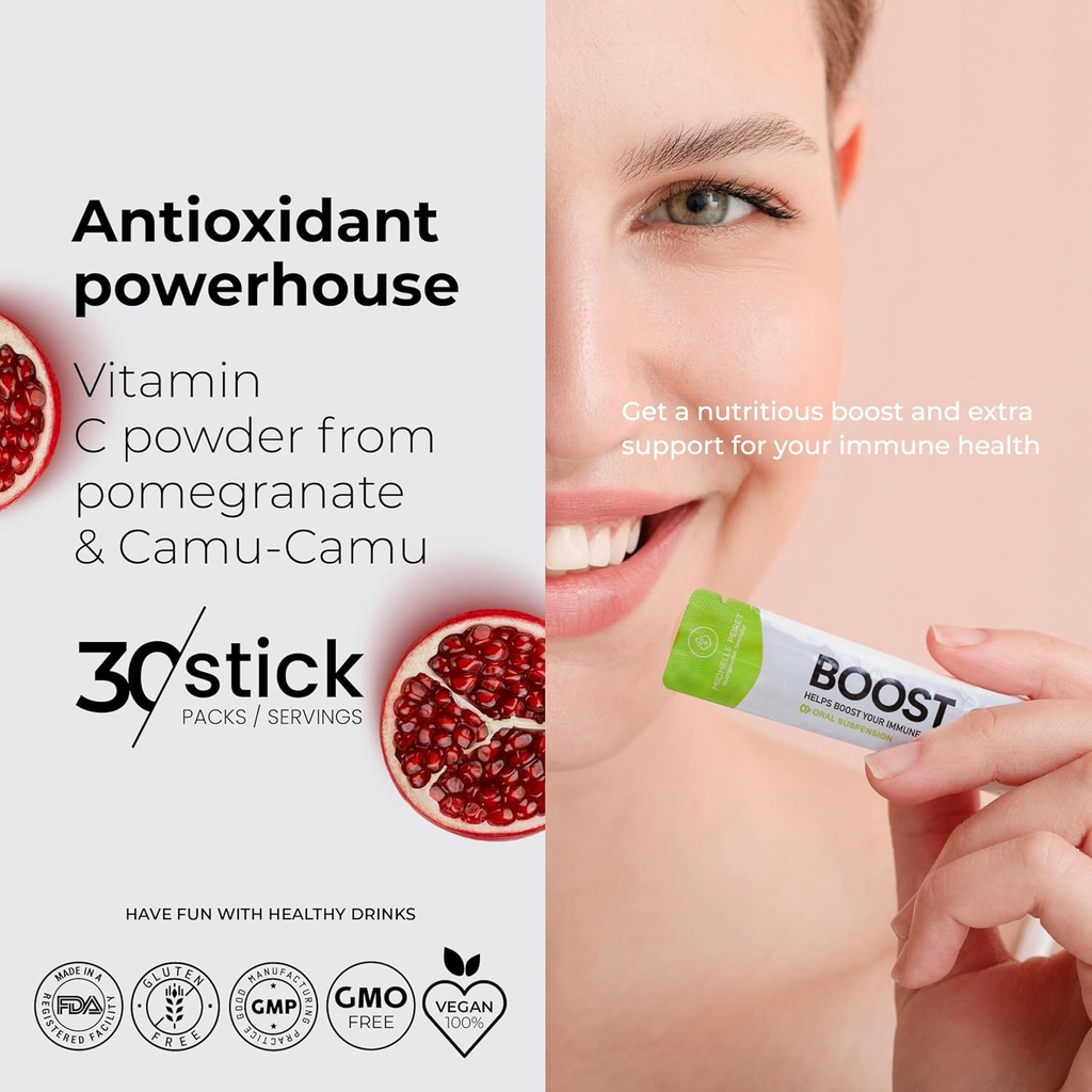 Fish Oil Softgels & Vitamin C Blend, Premium Vitamin C Powder & Omega-3 Protocol, Energy Boosting, Vegan, Gluten-Free (1-Month Supply) 3