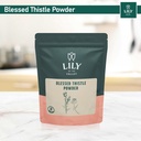 LILY OF THE VALLEY Blessed Thistle Extract Powder - Ideal for Smoothies & Juices - Milk Thistle Tea - Rich in Silymarin and Antioxidants - Vegan & Gluten-Free - Packed in Resealable Pouch (4oz, 113g) 3