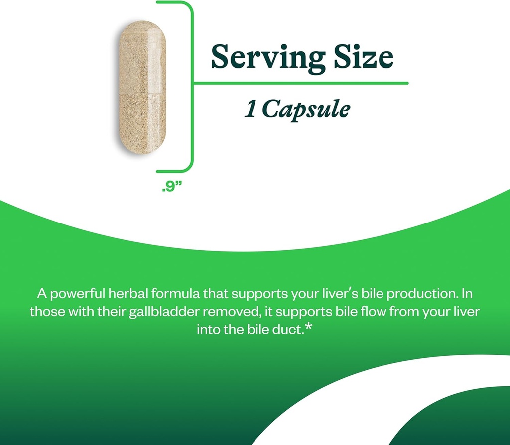 Seeking Health Bile Nutrients, Herbal Digestive Support for Healthy Gallbladder Function and Bile Production, Supports Healthy Fat Digestion and Liver Function (120 Capsules)* 4