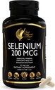 Cocó March N.M.D Selenium - Essential Mineral for Thyroid Health -200 mcg- 3 Month Supply -Gluten Free, Soy Free, Dairy Free, GMO Free, Vegan - 60 Capsules 2