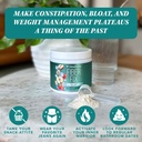 Prebiotic Fiber Powder Supplement | Healthy Gut Cleanse Detox for Women and Digestive Health Regularity, Satiety & Bloating Relief | Colon Cleanser Powder Apple Flavored, 30 Servings 5