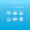 NutraChamps Super Greens Powder Premium Superfood | 20+ Organic Green Veggie Whole Foods | Wheat Grass, Spirulina, Chlorella | Antioxidant, Digestive Enzyme & Probiotic Blends (9.1 OZ, Tropical) 6