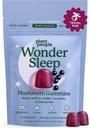 Plant People WonderSleep Mushroom Gummies Supplement Mini with Reishi Super Mushrooms, Saffron, Wild Elderberry Flavor No Sugar Vegan-Friendly & Gluten-Free Trial Size 2