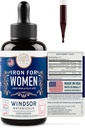 Womens Iron with Folic Acid Tablets and Liquid Drops - Enhanced Anemia and Pregnancy Support Bundle 3